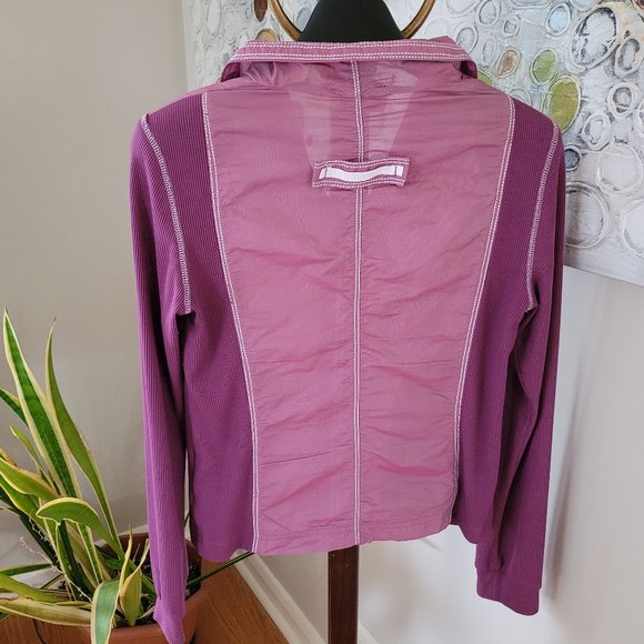 Beate Heymann Street Couture Fuchsia Mesh and Jersey Jacket US 10 - Picture 11 of 16